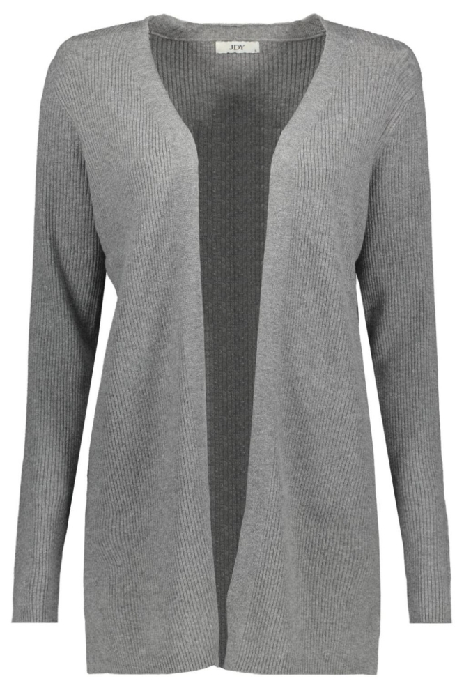 JDYPRIME LIFE L/S OPEN CARDIGAN KNT 15350887 Medium Grey Melange